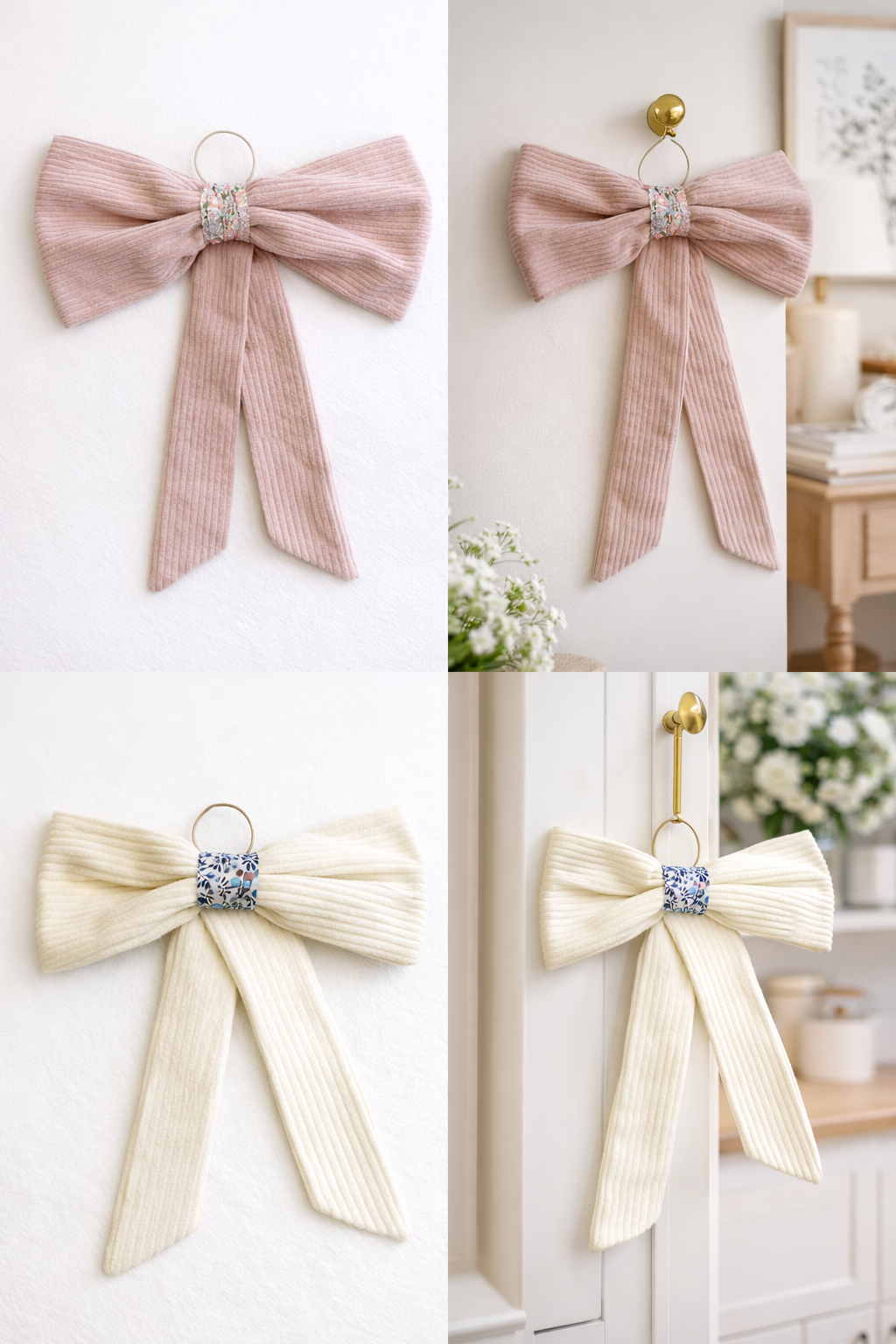 Liberty Fabric Bow Wall Decor