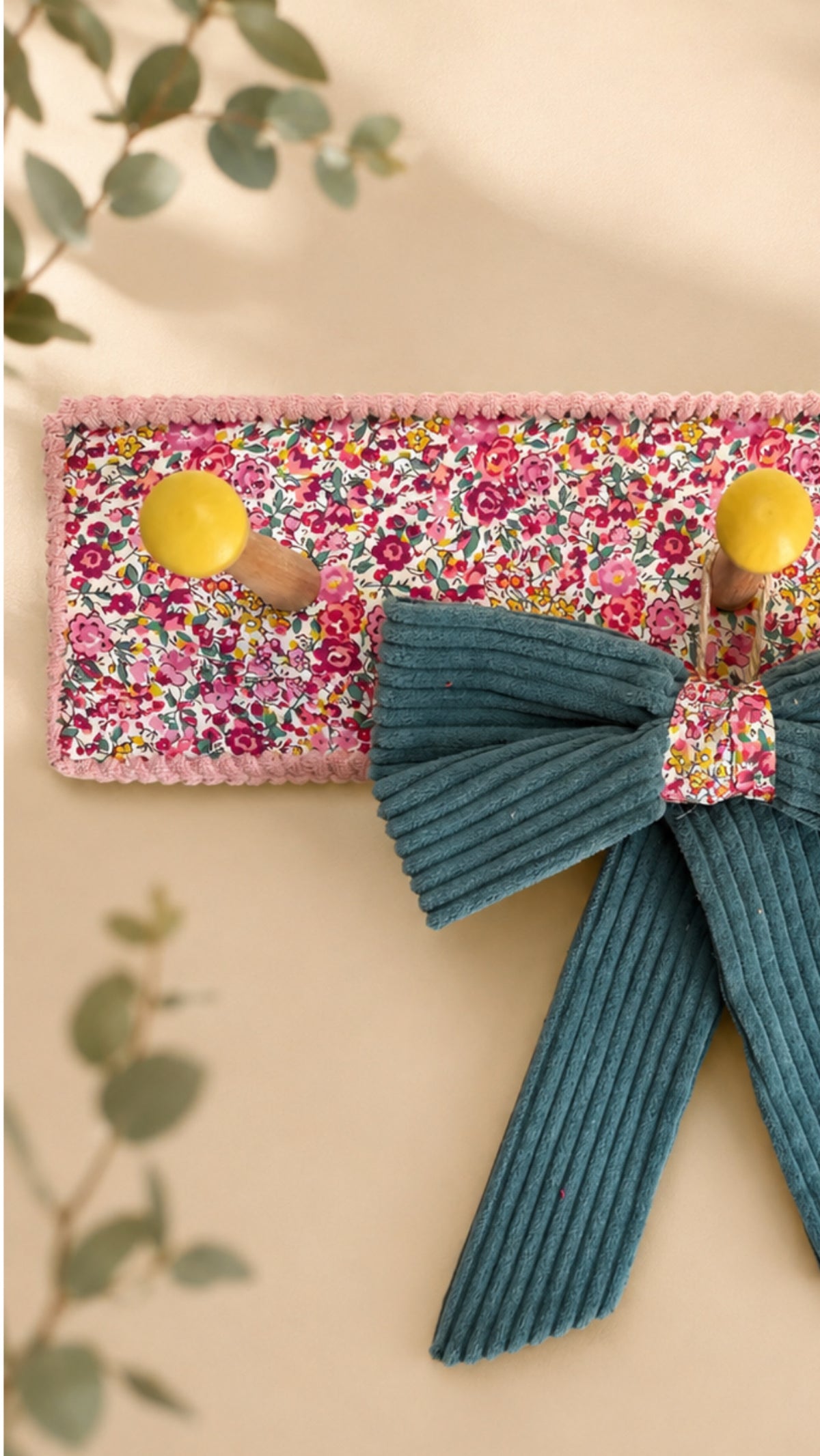 Liberty Fabric Bow Wall Decor