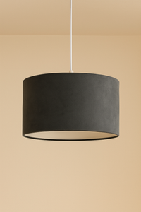 Velvet lampshades.