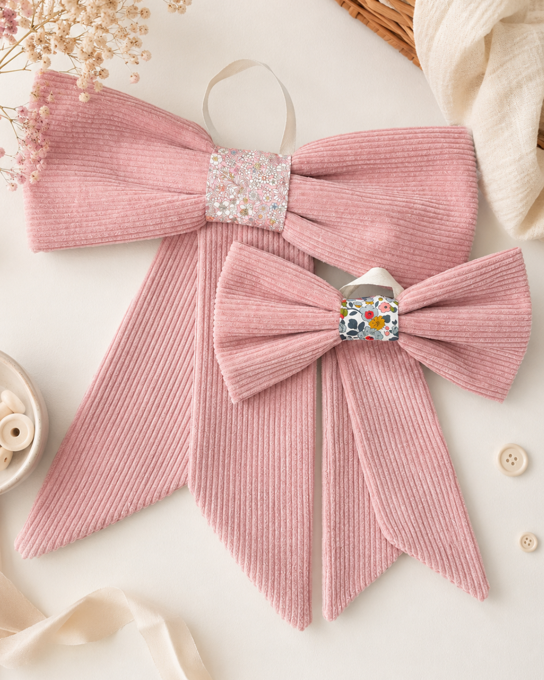 Liberty Fabric Bow Wall Decor