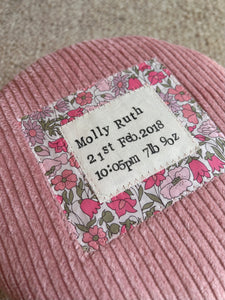 Memory box,  Liberty London fabric nursery storage