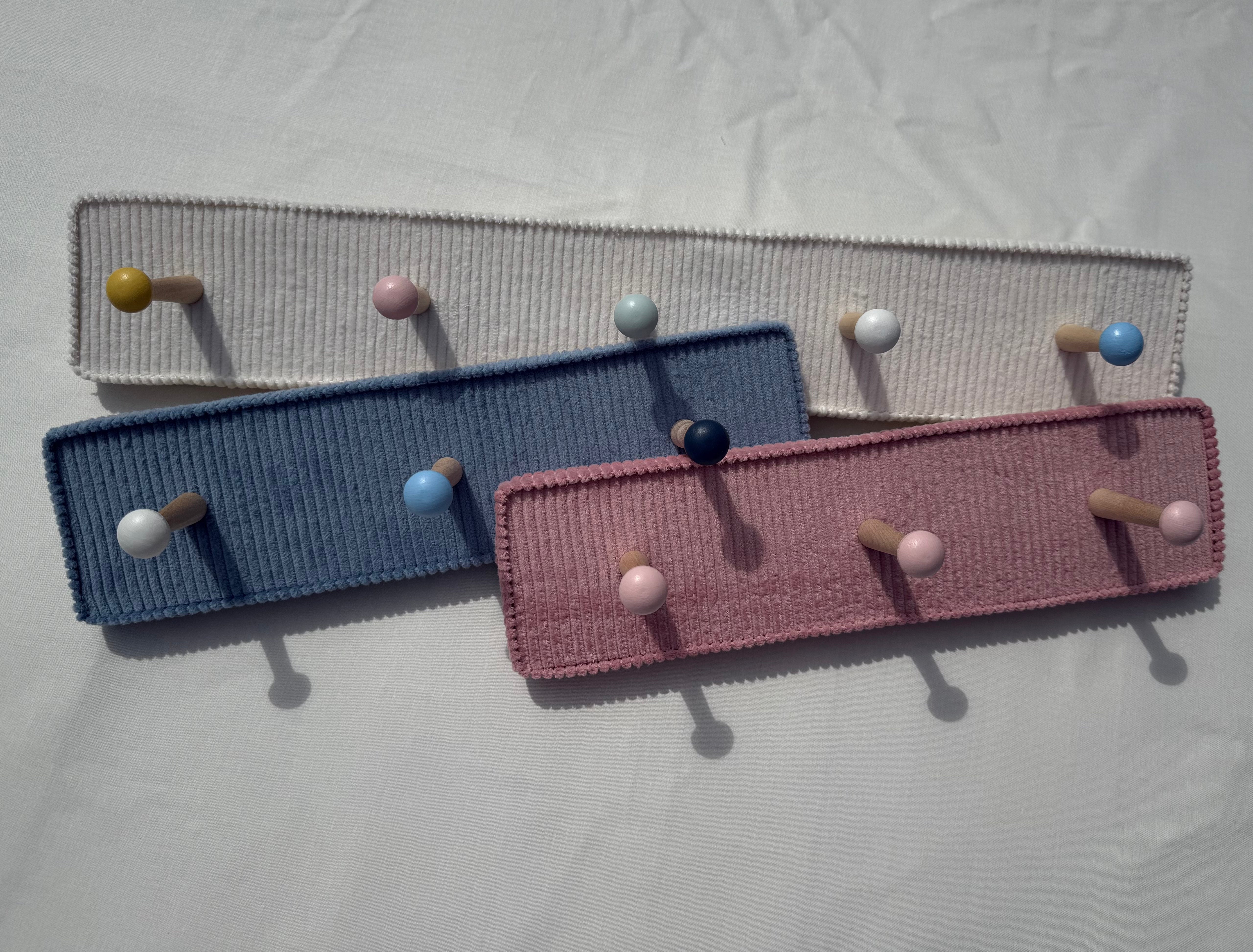Peg racks - corduroy