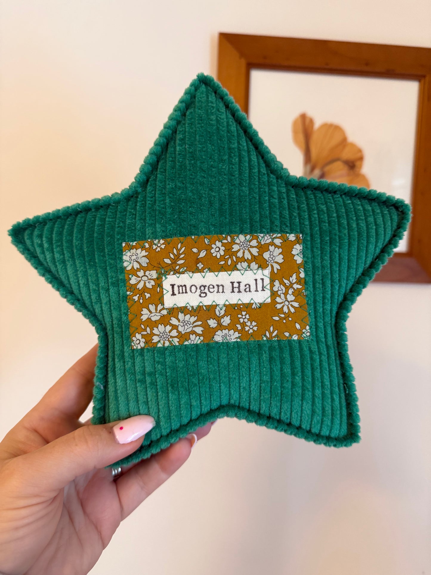 personalised fabric stars
