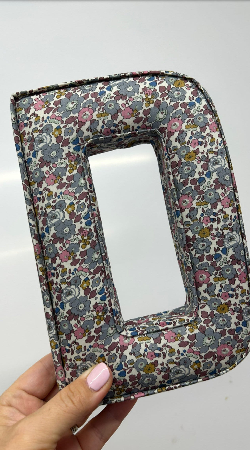 Liberty London fabric personalised letter
