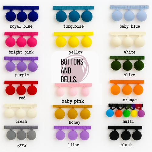 pompom corduroy letters