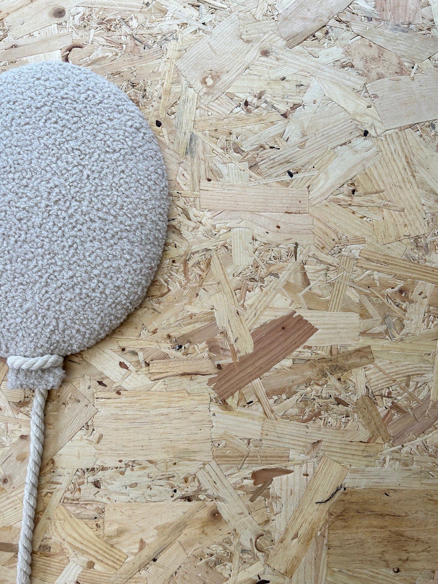 boucle fabric balloons