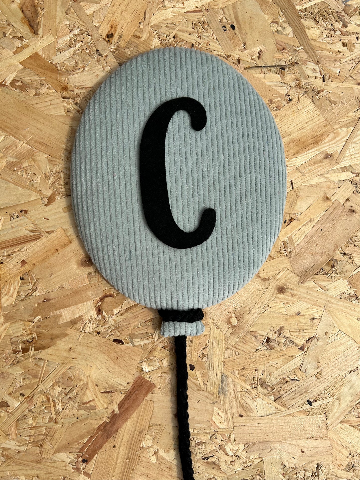 personalised corduroy fabric balloons