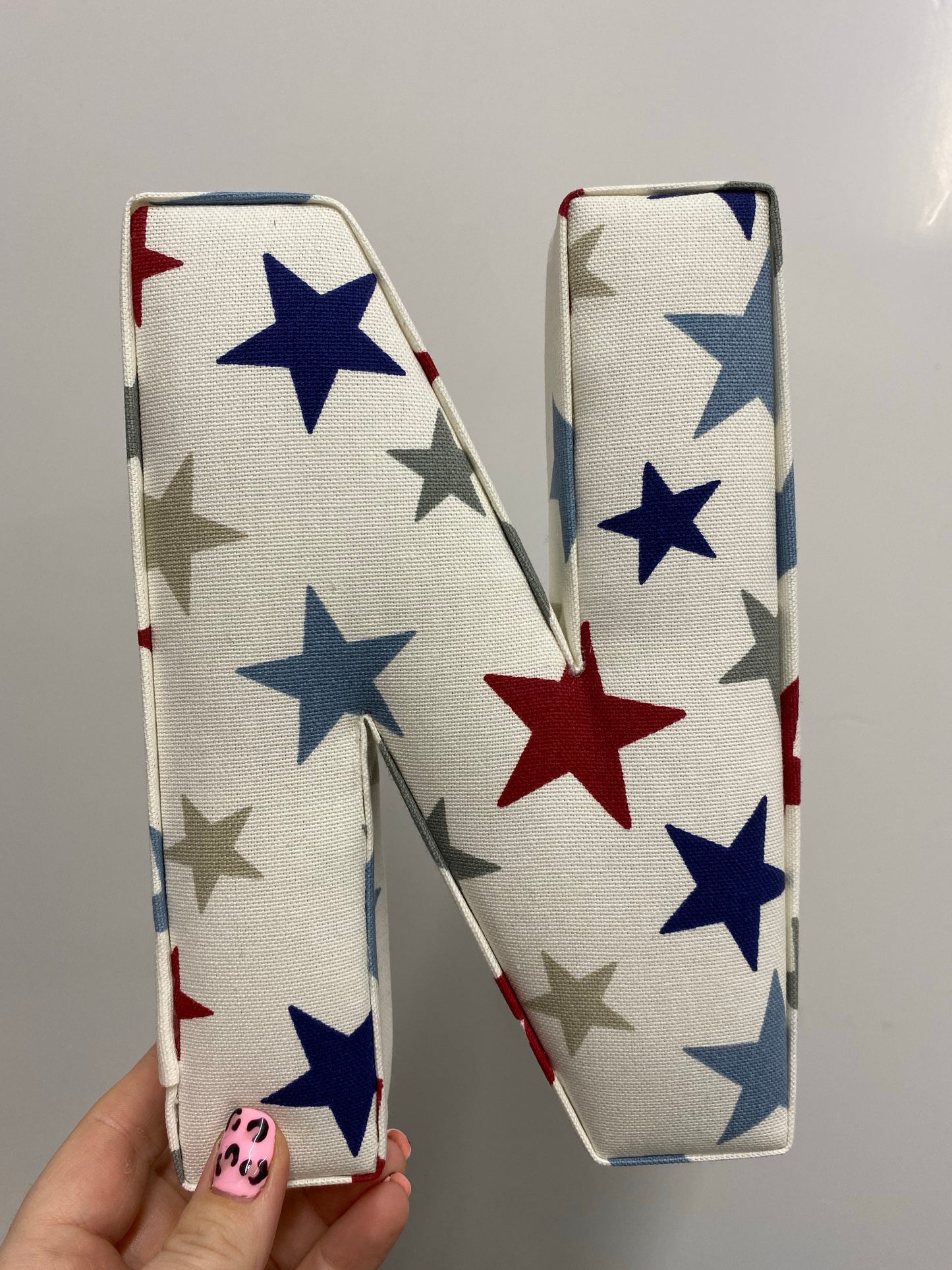 Star fabric letter