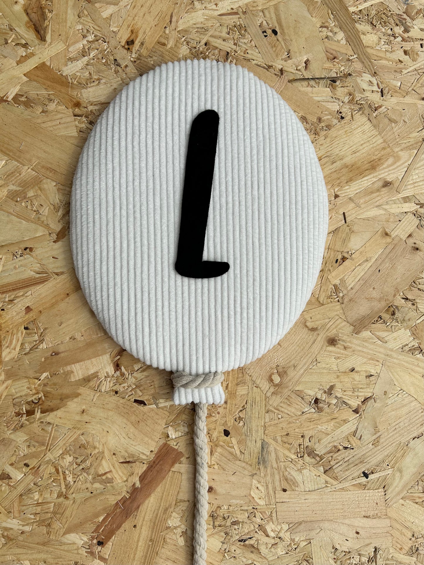 personalised corduroy fabric balloons