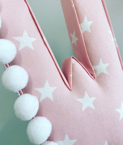 Star fabric letter