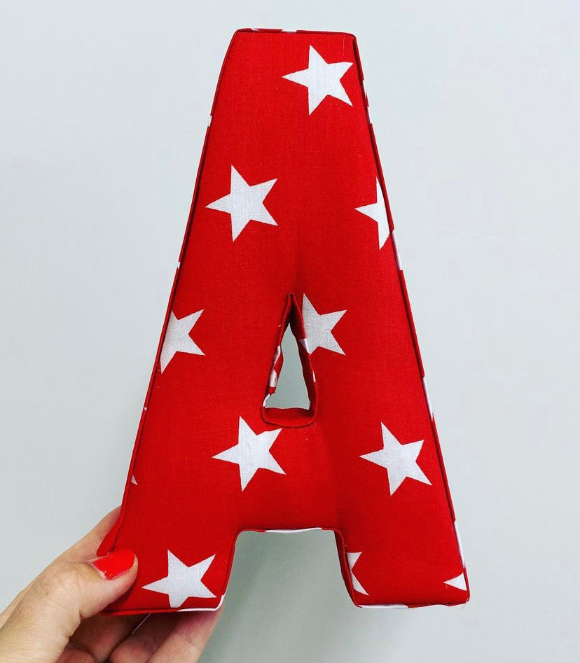 Star fabric letter