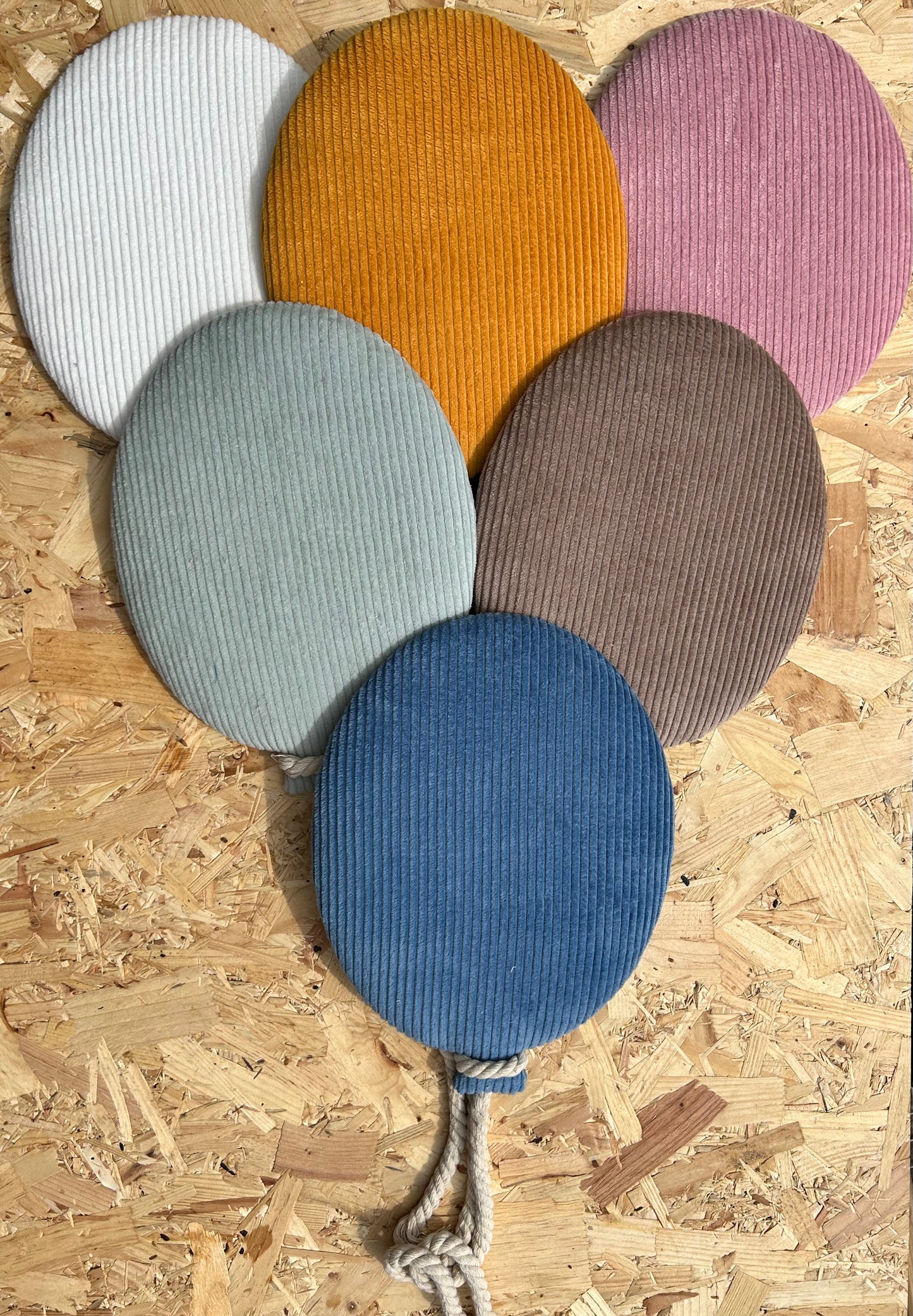 corduroy fabric balloons