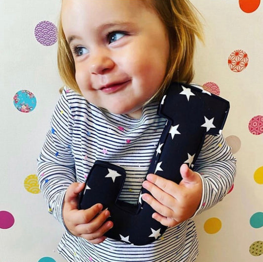 Star fabric letter