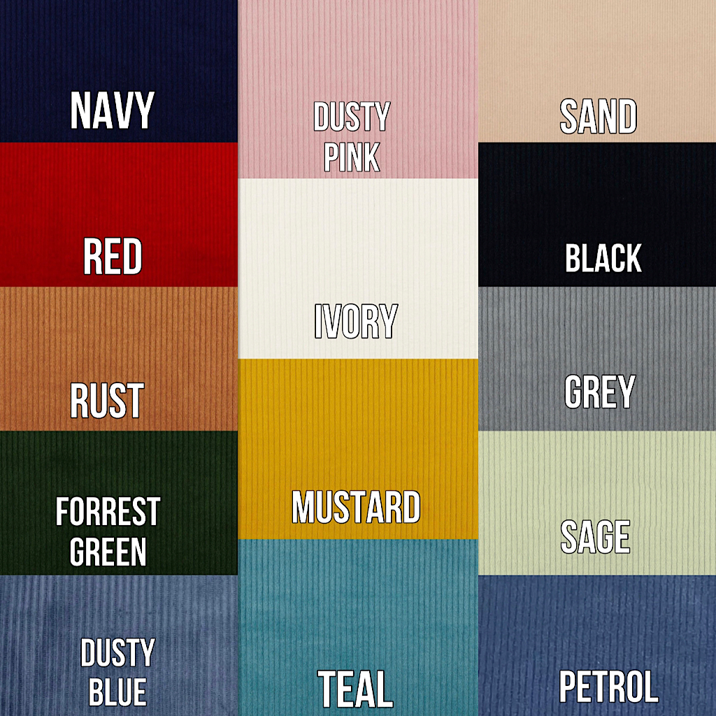 corduroy fabric balloons