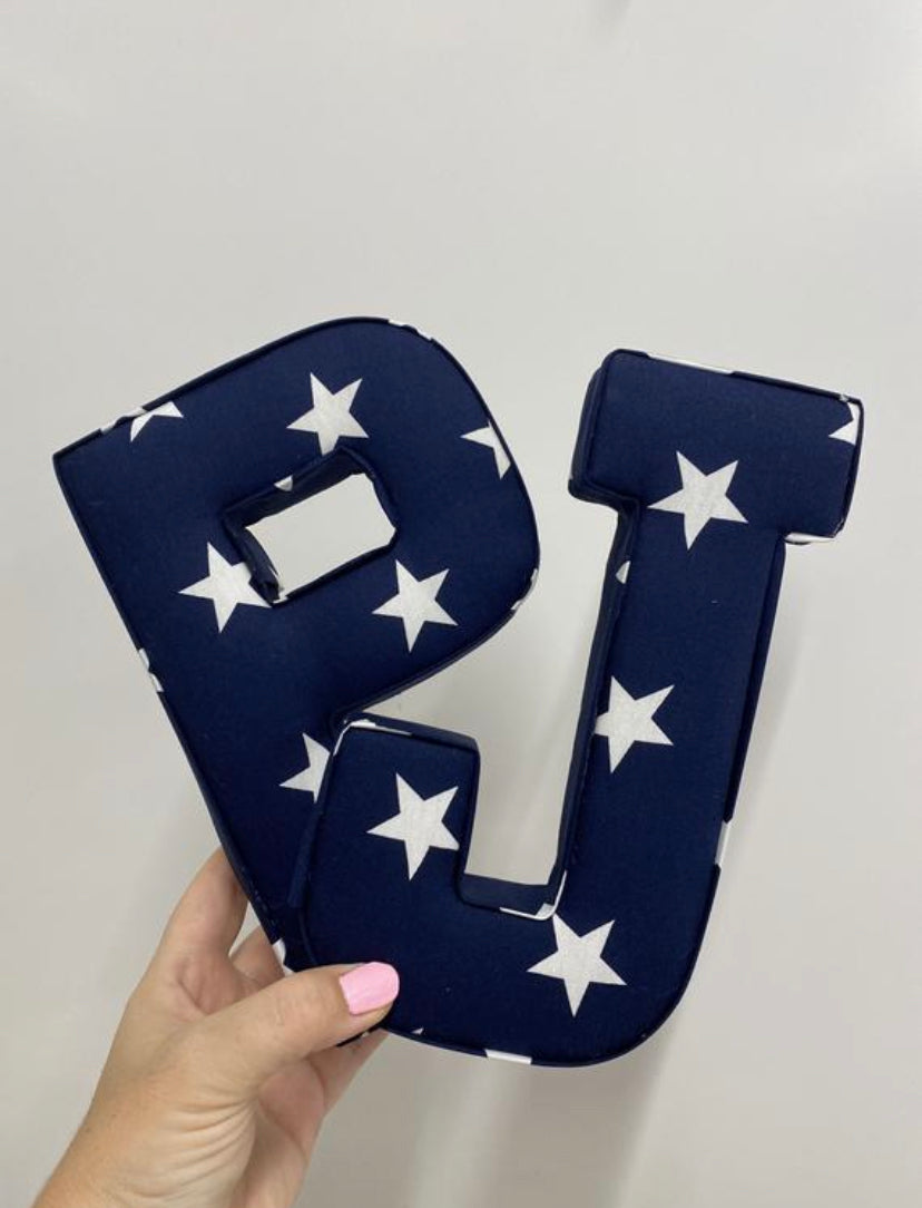 Star fabric letter